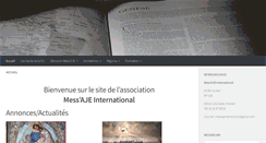 Desktop Screenshot of messaje-international.com